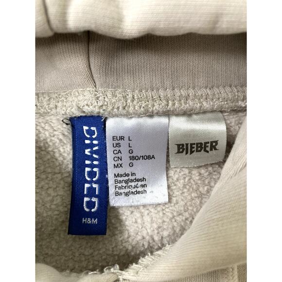 Justin Bieber Purpose Tour Hoodie All Access Concert Biege Large 2016 Merch - Picture 2 of 9